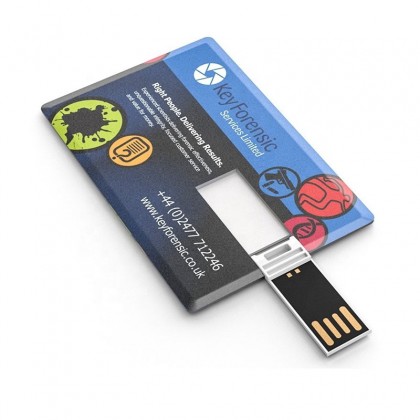 Custom Credit Card Size USB Flash Drive 